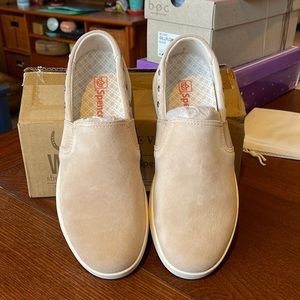 Spenco Orthotic Suede Water Repellent Slip On Shoes